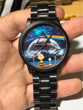 Snoopy Pink Floyd Watch Rare